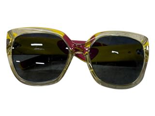CHRISTIAN DIOR YELLOW WOMEN'S SUNGLASSES + CASE MYDIOR3R